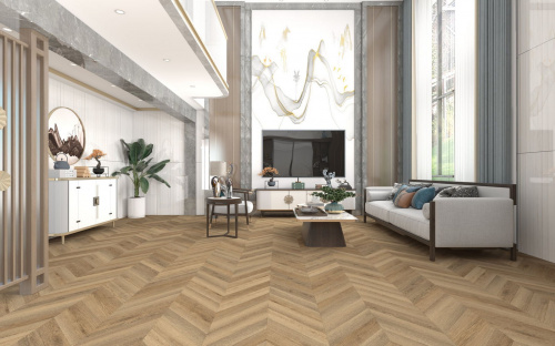 Кварцевый ламинат Damy Floor Chevron LVT Сен-Клу Saint-Cloud