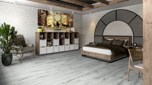 Кварцевый ламинат Damy Floor Family SPC Дуб Альпийский Alpine Oak