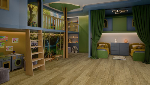 Кварцевый ламинат Damy Floor Family LVT Дуб Золотой