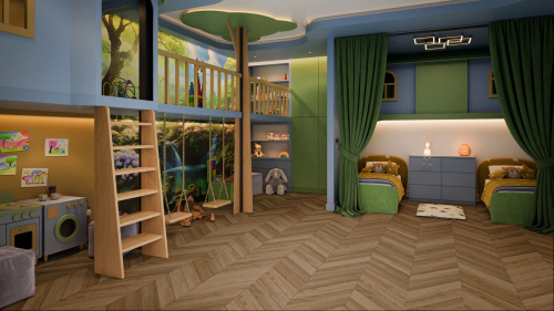 Кварцевый ламинат Damy Floor Chevron LVT Лувр Louvre