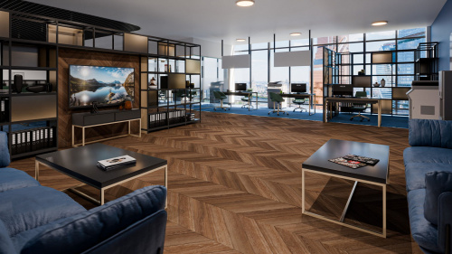 Кварцевый ламинат Damy Floor Chevron LVT Шайо Chaillot