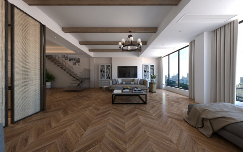 Кварцевый ламинат Damy Floor Chevron LVT Шайо Chaillot