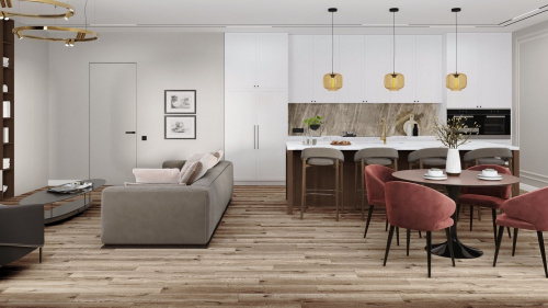 Кварцевый ламинат Damy Floor Family LVT Дуб Изысканный Exquisite Oak