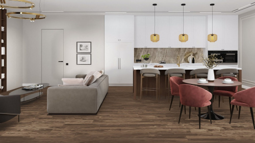 Кварцевый ламинат Damy Floor Family SPC Орех Американский American Walnut