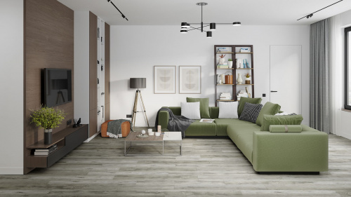 Кварцевый ламинат Damy Floor Family SPC Дуб Рустикальный Серый Rustic Gray Oak