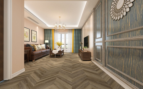 Кварцевый ламинат Damy Floor Chevron SPC Амбуаз Amboise