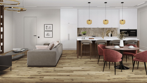 Кварцевый ламинат Damy Floor Family LVT Дуб Провинциальный Provincial Oak