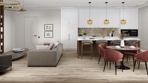 Кварцевый ламинат Damy Floor Family SPC Дуб Натуральный Natural Oak