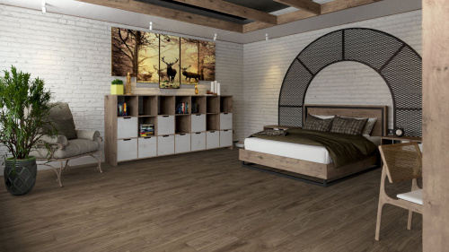 Кварцевый ламинат Damy Floor Family SPC Орех Американский American Walnut