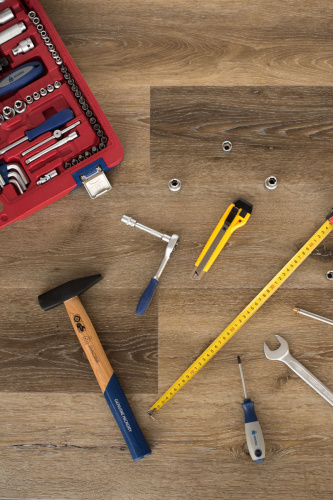 Кварцевый ламинат Fargo Комфорт VL 88018-001 Дуб Песчаный остров