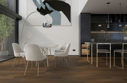 Кварцевый паркет Quartz Parquet Классик 5 мм. 400-29 Орех Американский