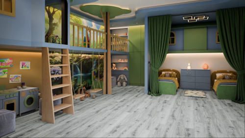 Кварцевый ламинат Damy Floor Family SPC Дуб Альпийский Alpine Oak