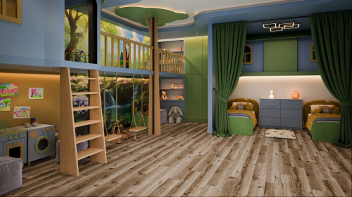 Кварцевый ламинат Damy Floor Family LVT Дуб Изысканный Exquisite Oak