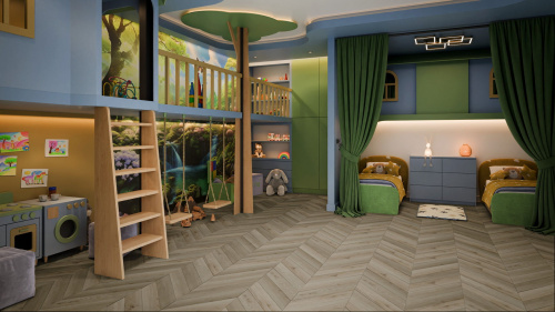 Кварцевый ламинат Damy Floor Chevron LVT Версаль Versailles