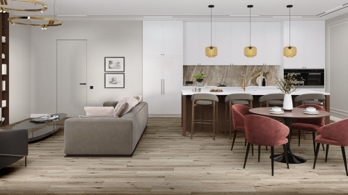 Кварцевый ламинат Damy Floor Family LVT Дуб Лофт Loft Oak