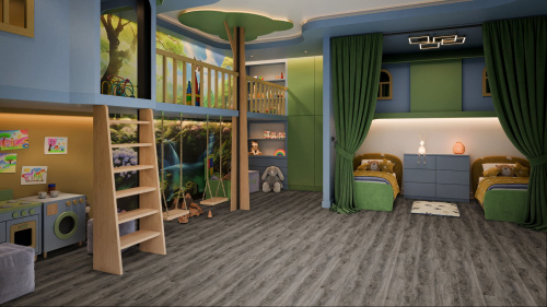 Кварцевый ламинат Damy Floor Family SPC Дуб Кантри Country Oak
