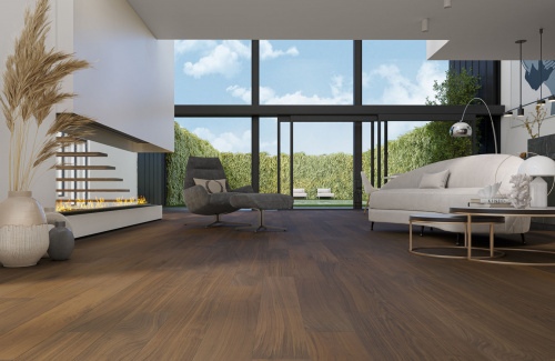 Кварцевый паркет Quartz Parquet Классик 5 мм. 400-29 Орех Американский