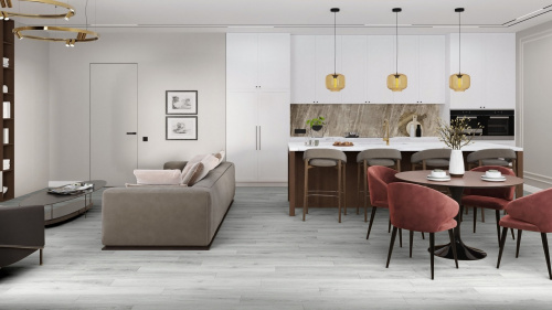 Кварцевый ламинат Damy Floor Family SPC Дуб Альпийский Alpine Oak