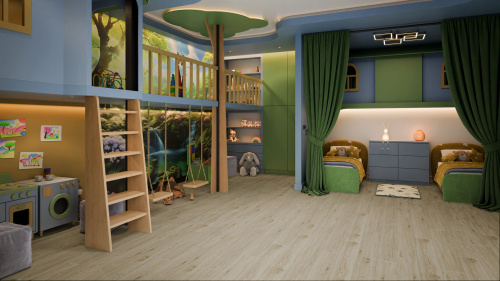 Кварцевый ламинат Damy Floor Family LVT Дуб Светлый Light Oak