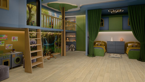 Кварцевый ламинат Damy Floor Family LVT Дуб Латте