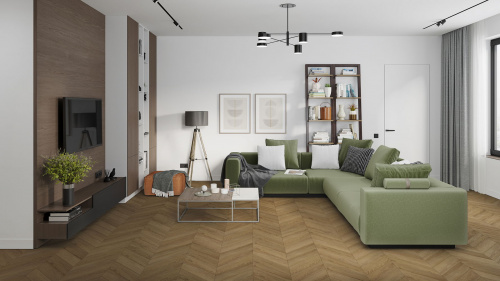 Кварцевый ламинат Damy Floor Chevron LVT Лувр Louvre