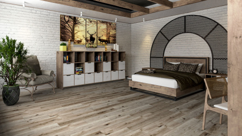 Кварцевый ламинат Damy Floor Family SPC Дуб Лофт  Loft Oak
